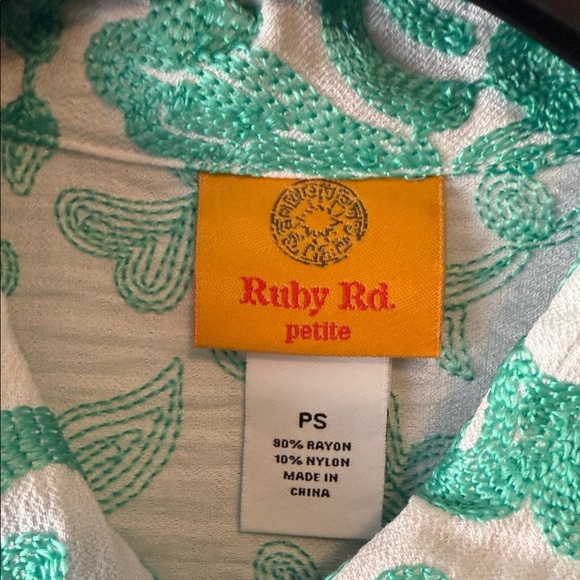 Ruby Rd Button Down Shirt - Picture 5 of 6